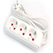 İNWATT 10 Metre 3x2.5 Kablolu 3 Lü Grup Uzatma Ara Kablosu