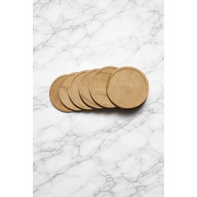 6'lı Ahşap Fincan,çay Bardağı ve Mumluk Altlığı