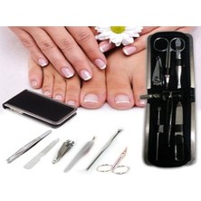 LTG Nova Deri Çantalı 6 Parça Manikür Seti