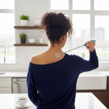 Akıllı Durak Ad Pratik Kolay Teleskopik Metal Sırt Kaşıma Kaşağı Aleti Aparatı