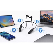 Bluetooth 5.2 Spor Boyun Askılı Kablosuz Kulaklık | 200 Saat Bekleme | 10-12 Saat Müzik | Hızlı Şarj