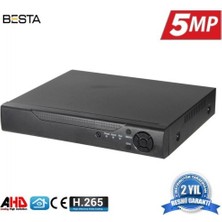 Urfakent 4 Kanal Ahd 5mp H265 Dvr Kayıt Cihazı Xmeye KD-804HD