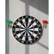 LTG Nova Ev ve Oyun Alanları Için Dart Tahtası 12 Inç 4 Dart Oku Dahil