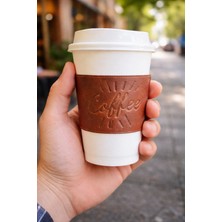 Oh Deer Leather – Hakiki Deri Kahve Bardak Kılıfı | Frisco Deri| Coffe Sleeve