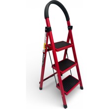 Daimer 3 Basamaklı Kaymaz Geniş Basamaklı Katlanır Merdiven