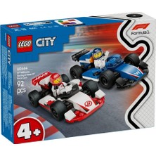 Flamex 60464   City F1 Williams Racing ve Haas F1 Yarış Arabaları 92 Parça +4 Yaş
