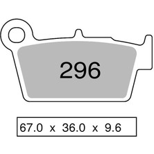 Trofeo Beta Rr 250 Arka Fren Balatası Sinterli