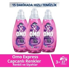  express fresh capcanlı renkler renkli ve siyahlar sıvı çamaşır deterjanı 1480 ml x 3 adet