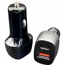 Sepetink Type-C Girişli Araba Çakmaklık Şarj Cihazı 38W Oto Çakmaklık