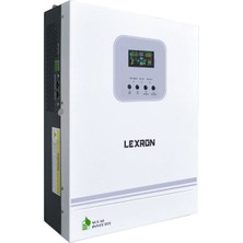 Lexron 3kw 3000W Hv Mppt 40-500 Pv Input Akıllı Tam Sınus Inverter