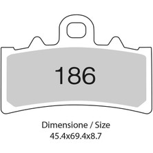 Trofeo Ktm Duke 200 Ön Fren Balatası Sinterli