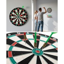 17 Inç Dart Tahtası 4 Metal Dart Oku - Lisinya