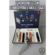 Sepetink Akıllı Saat 7 Kordonlu Yeni Nesil Arama Cevaplayan Çok Fonksiyonlu