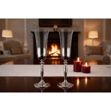 Rova Tr Lale Serisi 6’li Lüks Kesim Kadeh Seti - Çeyizlik Modern Kadeh - 6 Kişilik Lüks Kadeh Serisi