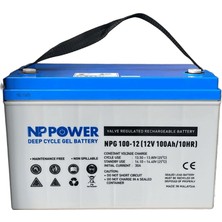 NP Power NP-POWER 12V 100Ah JEL AKÜ 100 A Akü