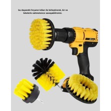 Sepetink 3’lü Matkap Temizlik Fırçası Seti – Banyo, Mutfak ve Araç Jantı Için Etkili