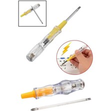 Sepetink Kontrol Kalemi Çift Başlıklı Şeffaf Elektrik Testi Değişken Uçlu