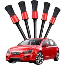 Sepetink 5 Adet Oto Detaylı Temizleyici Araç Içi Temizlik Fırça Seti Koltuk Döşeme Kapı Toz Alma Fırçası