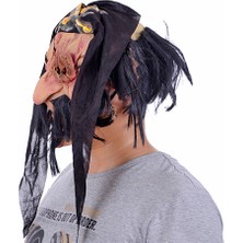 Flamex Nessiworld Saçlı Sakallı Korsan Maskesi