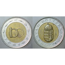 Banknoting Macaristan 100 Forint 1997 Bimetal