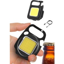 Sepetink Kamp Çadır Lambası Şarjlı El Feneri Işıldak Anahtarlık Mini Mıknatıslı