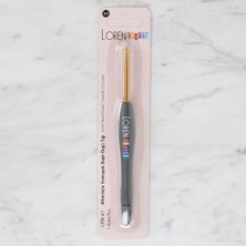 Akıllı Durak Loren Crafts Altın Uçlu Yumuşak Saplı Yün Tığ Lrn