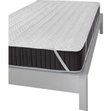 Bebesi Kapitoneli Yatak Koruyucu Alez 160X200 cm Çift Kişilik Köşe Lastikli