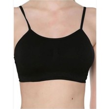 Sistina Snmswrld Siyah Kadın Pedli Toparlayıcı Sütyen Korse - 706 - Beden Xl