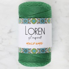 Akıllı Durak Loren Macrame Yeşil El Örgü Ipi - Rm 0172 - 34348
