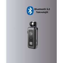 Sepetink Dijital Ekranlı ve Hızlı Şarjlı Bluetooth 5.2 Makaralı Kulaklık