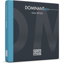 Thomastik Infield DP100 Dominant Pro Keman Teli Seti (Profesyonel Solist Serisi) | Geliştirilmiş Sentetik Çekirdek, Geniş Dinamik Aralık, Hızlı Cevap ve Kararlı Akort | Uyum: 4/4 (Tam Boy) Kemanlar