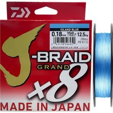 Daiwa J-Braid Grand 135MT 0.18MM 8x Island Blue Ip Misina