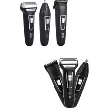 Sepetink Tıraş Makinesi 3 Başlıklı T Başlıklı Hassas Ciltlere Özel Saç Sakal Vücut Kulak ve Burun