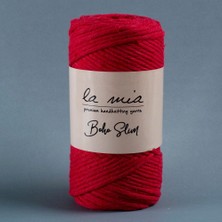 Akıllı Durak La Mia Boho Slim Kırmızı El Örgü Ipi -L033 - 34197