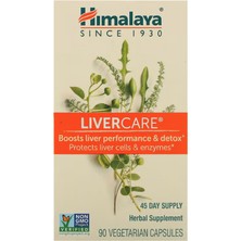 Himalaya,(Özelsporcugıdaların'dan !!)  Livercare, 90 Vegetarian Capsul.abd Menşei.