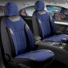 Startcar Opel Astra J Hb Keten Oto Koltuk Kılıfı Ön Arka Set Mavi Edition Scr