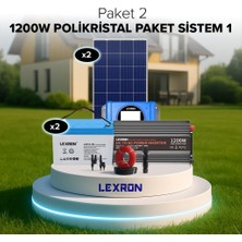 Urla Solar 1200W Polikristal Paket Sistem 1 (Paket 2)