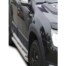 Aftermarket Dacia Duster 2010-2017 Üst Kapı Koruma Kaplaması Mat Siyah 2 Parça