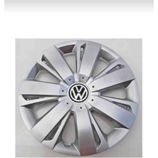 Yk Volkswagen Polo / Golf / Jetta / Bora Uyumlu 14 Inç Jant Kapağı 4'lü Takım Amblem Hediyeli