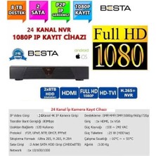 NVR-83241 Nvr Ip 24 Kanal Kamera Kayıt Cihazı - Eseecloud