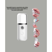 Sepetink Taşınabilir Şarjlı Buhar Nemlendirici – Kablosuz Akıllı Pro Teknolojili Mini Cilt ve Ortam Nemlendirici