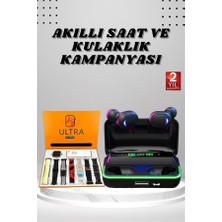 Sepetink Yeni Nesil Akıllı Saat ve Bluetooth Kulaklık Kampanyası Android ve Ios Uyumlu Uyku ve Sağlık Takibi