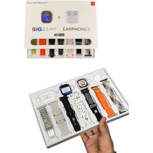 Sepetink Akıllı Saat ve Air Pro Kulaklık 7 Kordonlu Çok Fonksiyonlu Ikili Set
