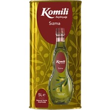 Komili Sızma Zeytinyağı 5 L - Doğal ve Saf Soğuk Sıkım | Ekonomik Boy
