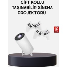 Sepetink Kablosuz Projeksiyon Cihazı 4K Destekli HDMI USB Oyun Uyumlu