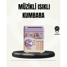 Sepetink Elektronik Şifreli Atm Görünümlü Çocuk Kumbarası Mor