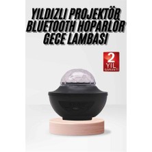 Sepetink Çok Renkli Projektör Lamba Disko Topu Gece Lambası Kablosuz