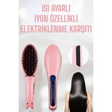Sepetink Fön Etkili Saç Düzleştirici Tarak Yıpranma Karşıtı Döner Kablo Isı Ayarlı