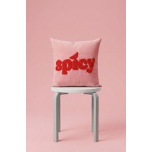 Maharat Spicy Desenli Tasarım Punch Kırlent Kılıfı Yastık Kılıfı