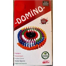 abnturk Kutu Boyutu 21*13CM Yerli Üretim Domino Çocuklar Için Harika Oyuncak 1. Sınıf Malzeme Eğitici